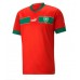Tanie Strój piłkarski Maroko Koszulka Podstawowej MŚ 2022 Krótkie Rękawy